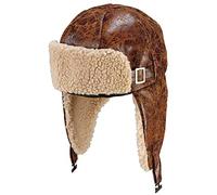 WIDMANN 10014 Aviator Hat, Brown, Break Pilot, Cap, Retro, 20s, Theme Party, Carnival