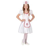 Widmann 10018787 Children's Nurse Costume, Intense Green/Black/White, 140 (EU)