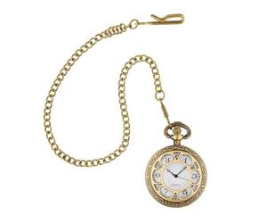 WIDMANN 10025 Mechanical Pocket Watch with Chain, Retro, Steampunk, Accessory for Carnival, Theme Parties and Much More