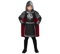 Widmann 10131167 Children's Dark Knight Costume, Black, 140 (EU)