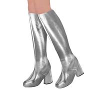 W WIDMANN MILANO Party Fashion - Women's Boot Covers, 60s, 70s, Disco, Dancer, Celebrity, Rockstar, Pop Star, Hippie, American, Carnival, Halloween, Theme Parties
