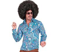 Widmann 10566 60s shirt, Blue, XXL