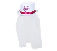 Widmann 1058T ? Bridal Top Hat with Veil, One Size