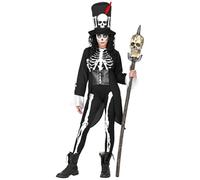 Widmann 10743 - Voodoo Priestess Costume, Tailcoat with Corset, Belt, Arm Warmers, Jumpsuit, Briefs, Hat, Halloween, Multicoloured, L
