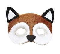 Widmann 11009010 Fox Eye mask Plush, Cartoon, Standard Size