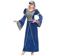 Widmann 11009803 Renaissance Lady Costume, Blue, S