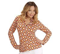 Widmann 11011168 Diamond Shaped 70s Blouse, Multicoloured, S-M