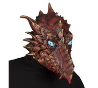 Widmann 11012534 Dragon Full Head Mask, Unisex - Adult, Brown, One Size