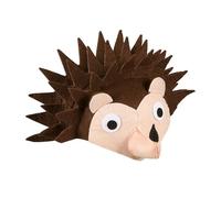 Widmann 11759 11759-Hedgehog Hat for Children, Felt, Mask, Animal, Theme Party, Carnival, Unisex Kids, Cartoon, Hedgehog, Igel