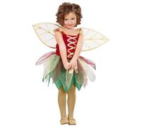Widmann 12989 Fairy Costume for Children, Multicoloured, 110 cm / 3-4 Years