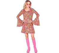 Widmann 17653 60s dress, Multicoloured, L