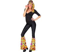 Widmann 18769 60s Hippie Kit, Bubbles Colourful