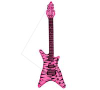 Widmann 23945 - Inflatable Rock Guitar With Strap, Adult Unisex, Length 95 cm, Rockstar, Pop Star, Punk, Musicians, Carnival, Theme Parties