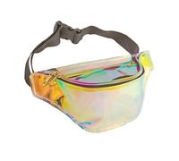 Widmann 29361 - Holographic Belt Bag, 80s, Retro, Accessory, Costume, Carnival, Theme Party
