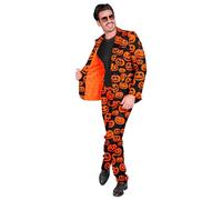 Widmann 33402 costume pumpkin suit, Multicoloured, M