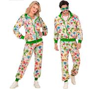 Widmann 45132 Costume tracksuit, Euro party fashion, Multicoloured, M