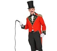 Widmann 48471 Costume Circus Director Tailcoat for Men, Carnival, Theme Party, Solid, Multicoloured, S
