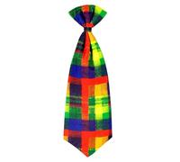 W WIDMANN MILANO Party Fashion 48632 Widmann 48632-Tie for a clown, Accessory, Circus, Theme Party, Carnival, Multicoloured, Standard Size