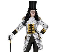 Widmann 50102 Pirate Dia De Los Muertos Women's Paradefrack-M, Black-White
