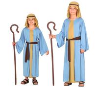 W WIDMANN MILANO Party Fashion - Child's Shepherd Costume with Headdress, Religious Parties, Easter, Bible, Living Nativity Scene, Carnival, Theme Parties