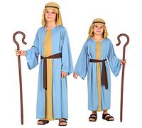 W WIDMANN MILANO Party Fashion - Child's Shepherd Costume with Headdress, Religious Parties, Easter, Bible, Living Nativity Scene, Carnival, Theme Parties