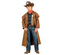 Widmann 57389 Kinderkostüm Children's Cowboy Costume, Solid, Multicoloured, 164 (EU)