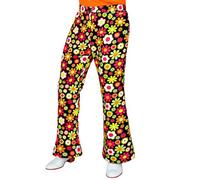 WIDMANN - 60s Men's Hippie Reggae Flower Power Disco Fever Schlagermove Trousers