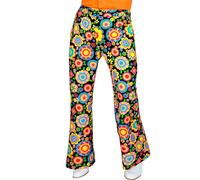 WIDMANN - 60s Men's Hippie Reggae Flower Power Disco Fever Schlagermove Trousers