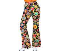 WIDMANN - 60s Trousers for Women, Hippie, Reggae, Flower Power, Disco Fever, Schlagermove