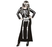 Widmann 65661 Adult Skeleton Lady Costume ? S