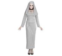 Widmann Ghostly Nun (Tunic, Headpiece) (S) Grey