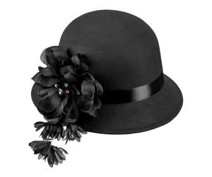 Widmann 68561 - Wild 20s Hat Wool Look Charleston Headpiece Theme Party Carnival