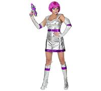 Widmann 69491 Adult Space Girl Costume Silver