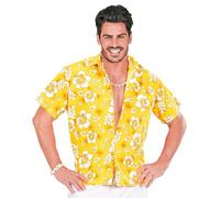 Widmann 70713 hawaii shirt, Floral, Yellow, XXL