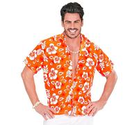 Widmann 70723 Hawaiian shirt, Floral, Orange, XXL