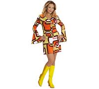 Widmann 70s Disco Costume Tube Dancing Queen Dress Carnival Carnival Costume