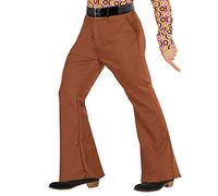 Widmann The 70s Groovy Style Trousers Men's Fancy Dress