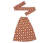 Widmann 70s SET HEADBAND & LEG WARMERS rhombus -
