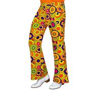 Widmann 70s Trousers for Men, Hippie, Reggae, Flower Power, Disco Fever, Schlagermove
