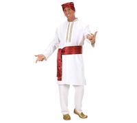 WIDMANN 73824 Costume Bollywood Star XL Bianco #7382