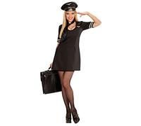 Widmann 77119 Pilot costume, Black, XS