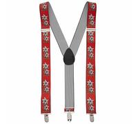 Widmann 7978 A Trouser Braces Suspenders Edelweiss, Multi, One Size