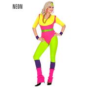 Widmann 80s Aerobics Instructor (Jumpsuit, Belt, Sweatband, Wristbands) (M) Diff