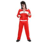 Widmann 80's Chenille Tracksuit (Jacket, Pants) (XL) Orange