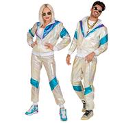 Widmann 80's Holographic Shell Suit (Jacket, Pants) (XL) Different Colors