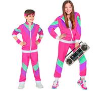 Widmann 80's Shell Suit (Jacket, Pants) (116 cm / 4-5 Years) Pink