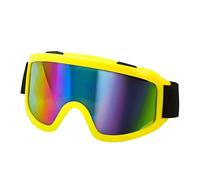 Widmann 80s Style Ski Goggles - Retro Neon Party Accessory with Elastic Strap - Ideal for Fancy Dress, Carnival & 1980s Theme Costumes