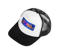 Widmann 82902 - Baseball Cap 80s Adjustable Size Capy, Beach, Theme Party, Carnival