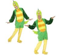 Widmann 97160 Bird Adult Costume, Green, Medium