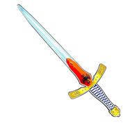 Widmann 97302 - Knight Sword Soft Foam for Children, Medieval, Play Sword, Weapon, Soldier, Knight's Sword, Theme Party, Carnival